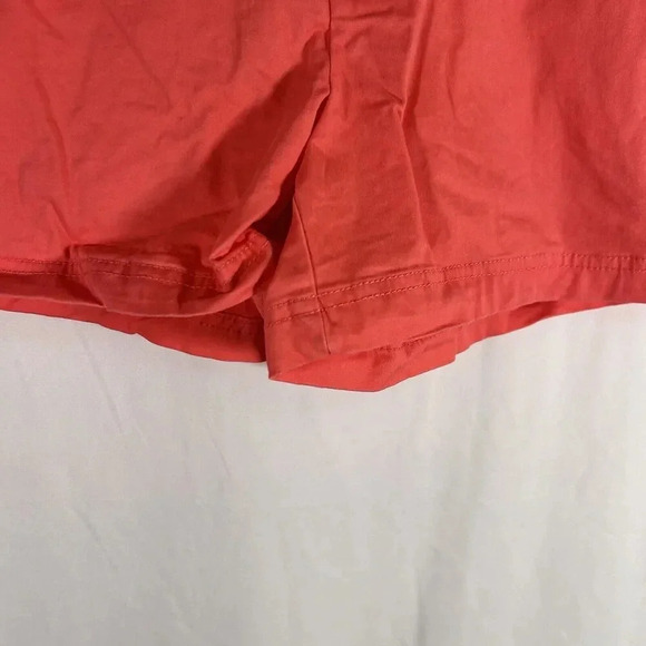 Magellan Chino Shorts Womens 2 Pink 3.5" Inseam Mid Rise Cotton Blend Button Zip - Picture 3 of 7